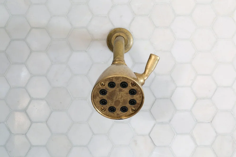 SH402 Jet Shower | Handcrafted Aged Brass Shower System